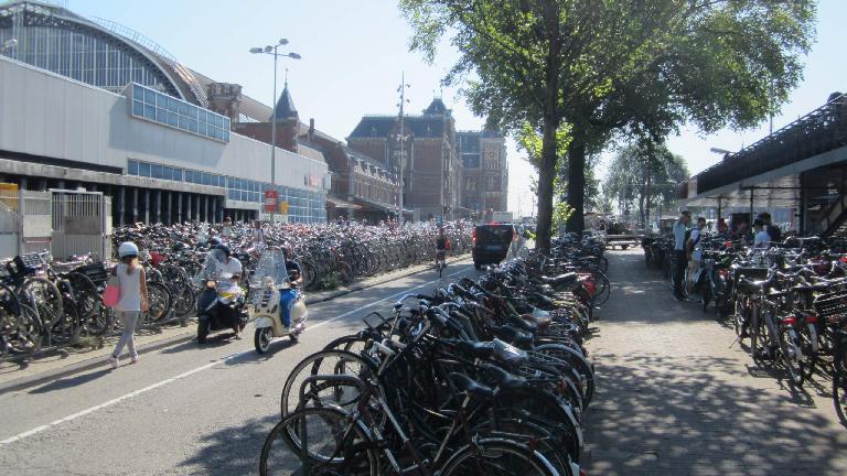 So many bicycles!