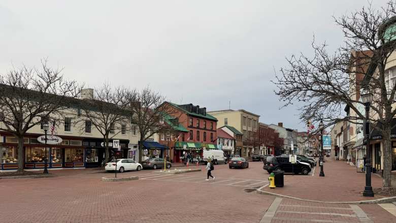 Main Street in Annapolis, Maryland.