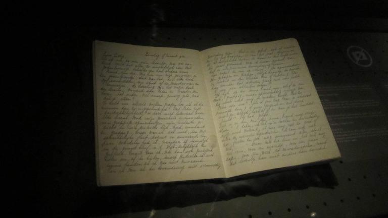 Part of Anne Frank's Diary.