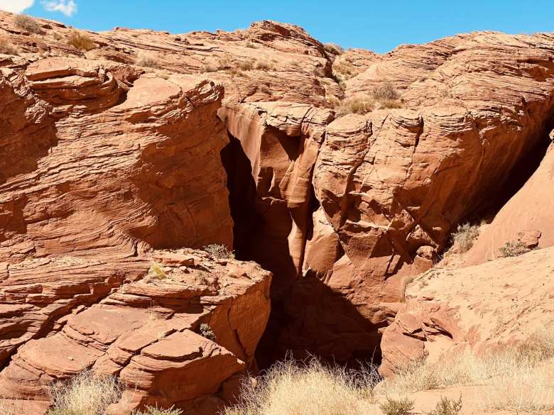 From the outside, you would never guess there would be so many remarkable photo opportunities inside this slot canyon.