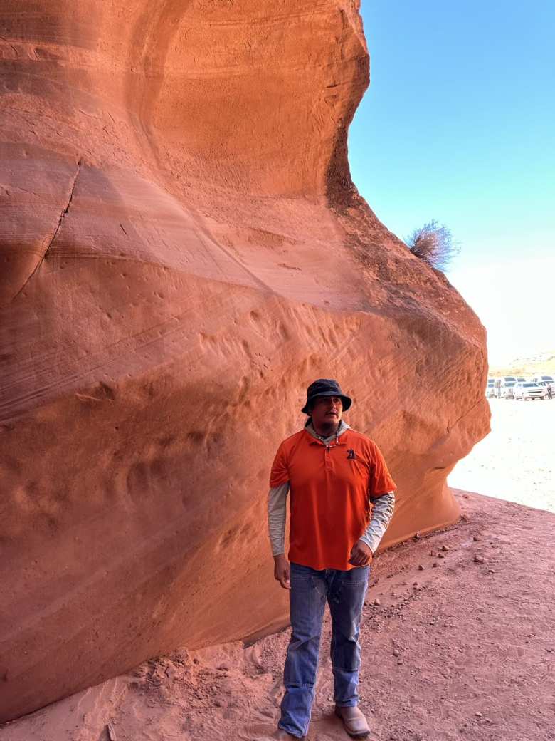 Our excellent guide from Adventurous Antelope Canyon Tours.