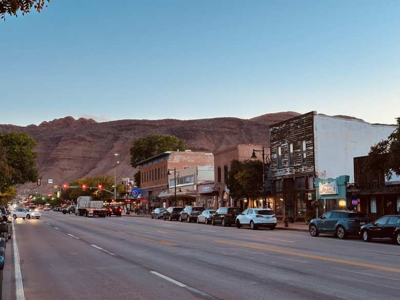 Downtown Moab.
