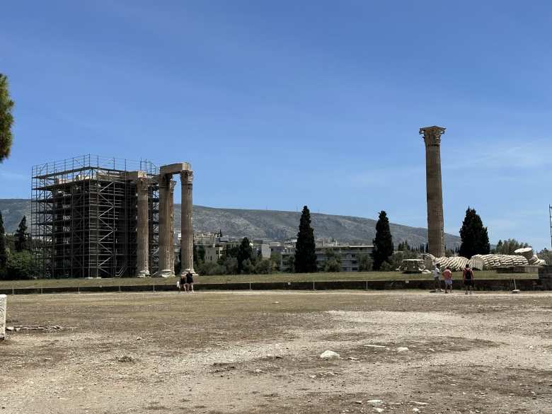 The Temple of Olympic Zeus.