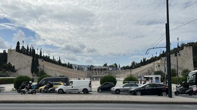 The Panathenaic Stadium.