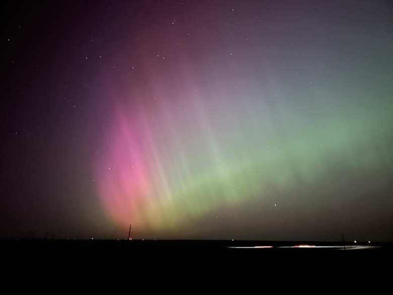 The aurora borealis was spectactular.