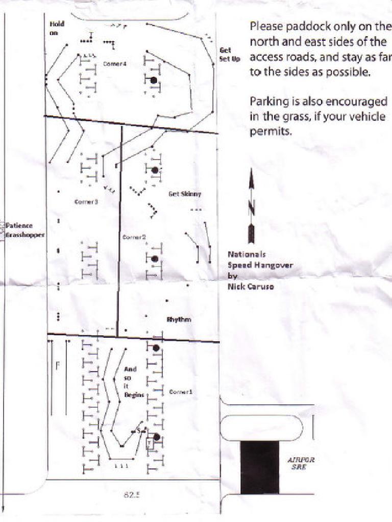 The autocross course.