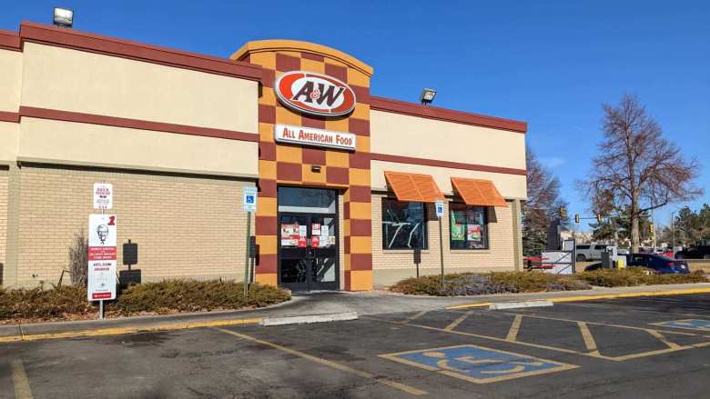 The A&W/KFC restaurant in Fort Collins.