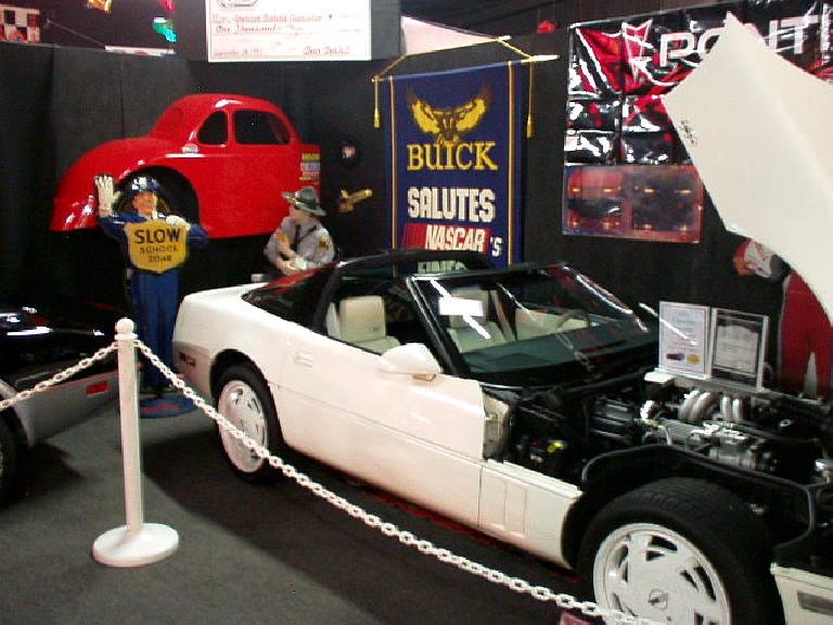 This is a 1988 Special Edition Corvette, all white inside and out except for the roof (which was black).