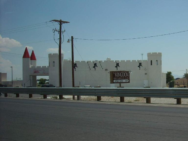 Passing by Pahrump, NV where there seemed to be a lot of these adult-themed places.