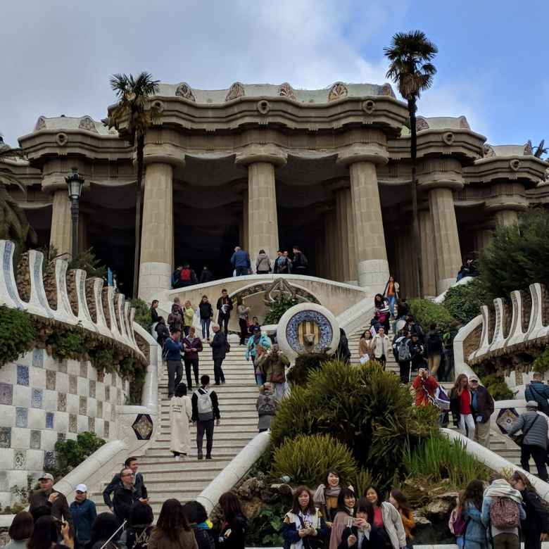 The iconic part of Parque Güell requires an admission ticket nowadays. Most of the rest of the park is still free.