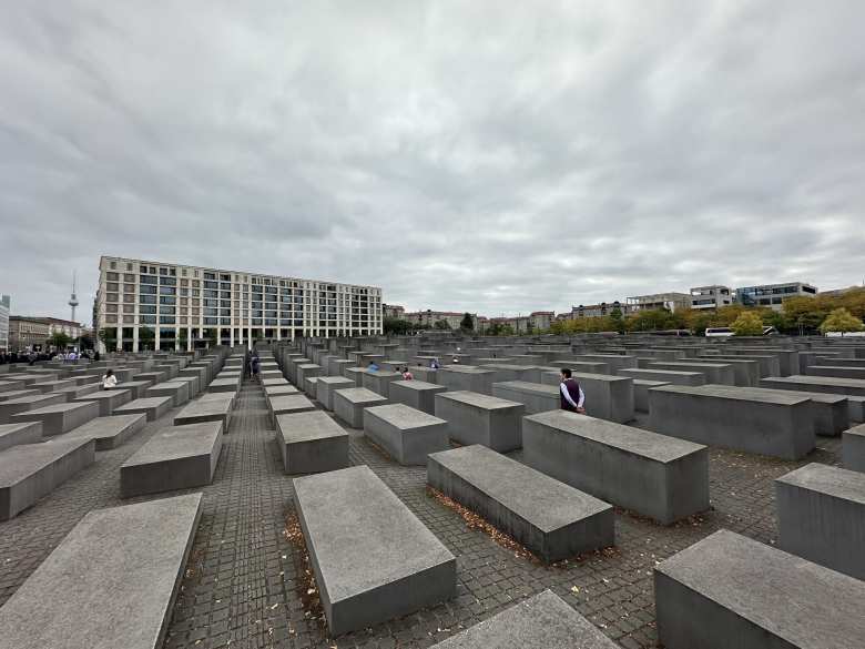 This is the Memorial to the Murdered Jews of Europe.
