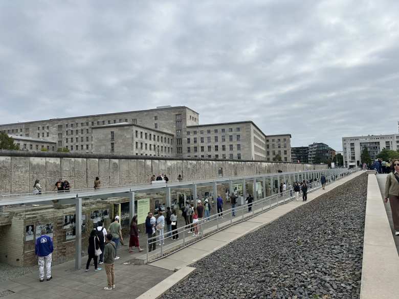 The Berlin Wall at the Topographie des Terrors.