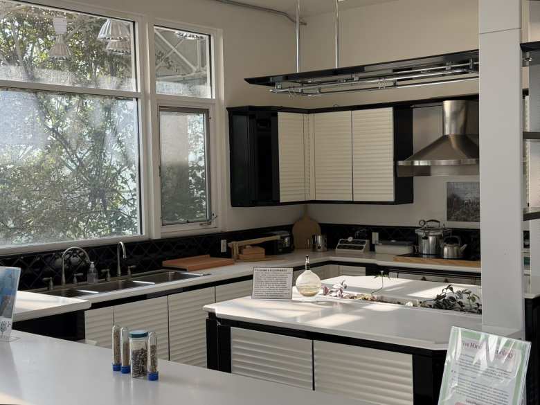 This kitchen inside Biosphere 2 still looks clean and modern.