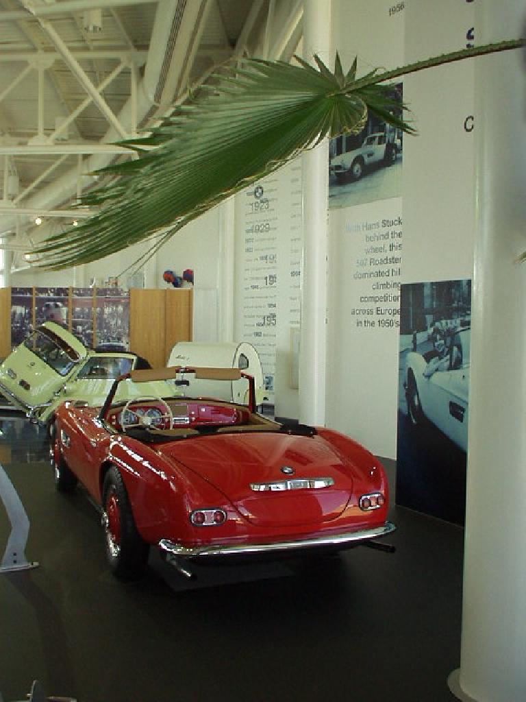 An original BMW 507, a primary influence on the styling of the modern Z3 and Z8.  "It looks fast while standing still" proclaimed an auto magazine.