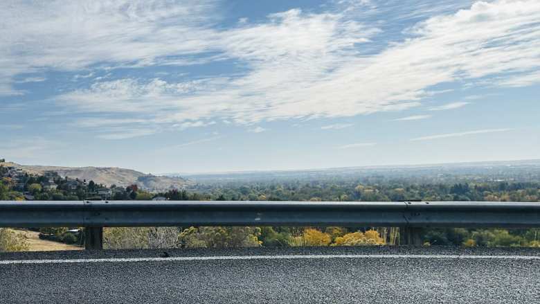 The golden foothills west of Boise may have been barren, but the city itself certainly lived up to its billing as the City of Trees. 