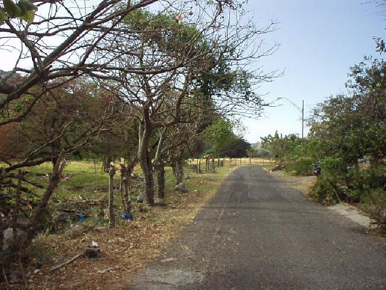 Scenic country roads like this one connect to the idyllic little town of Boquete.  I ran on this road one day.