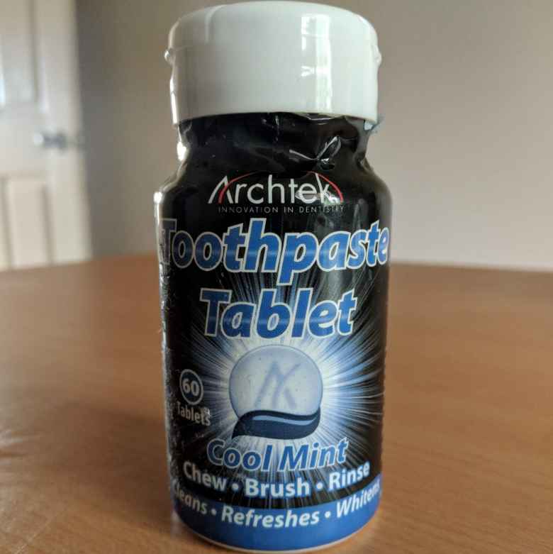 Archtek toothpaste tablets.