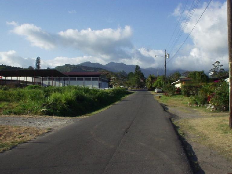 Boquete is surrounded by lush mountains on almost all sides.  This is the view of one of them.