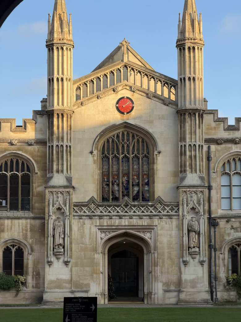 Copus Christi College at the University of Cambridge.
