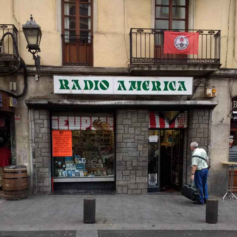On Day 4 in Bilbao, I stopped by this Radio America store to purchase a European power adapter (since I lost mine) for 2 euro.