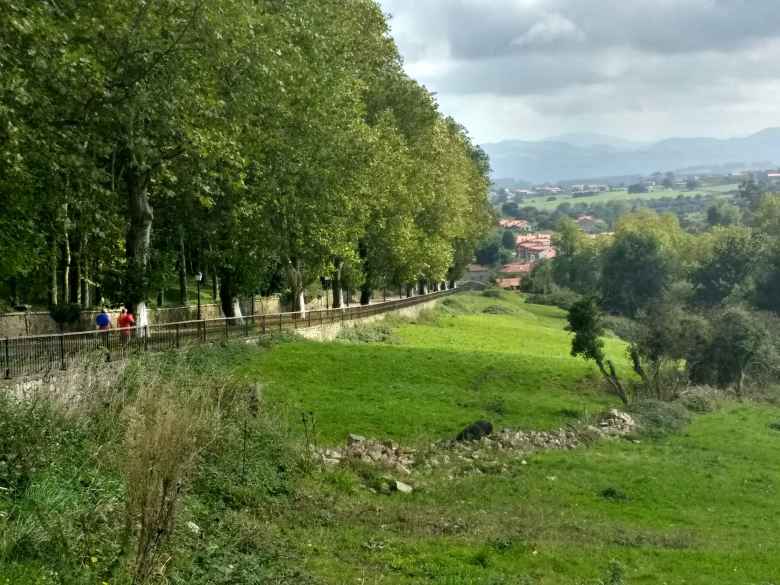 John and Karen walking back down to Santallina, Spain.