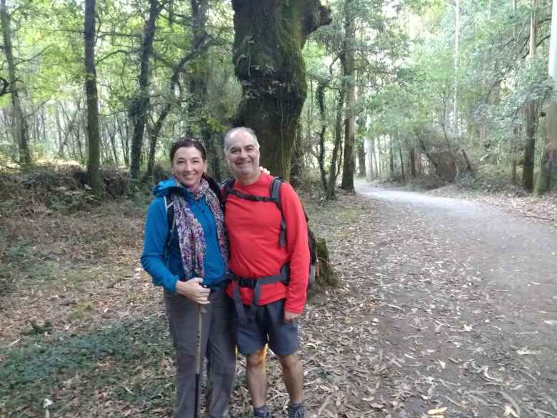 Tori with a Spaniard I had encountered days before named Juan Carlos.