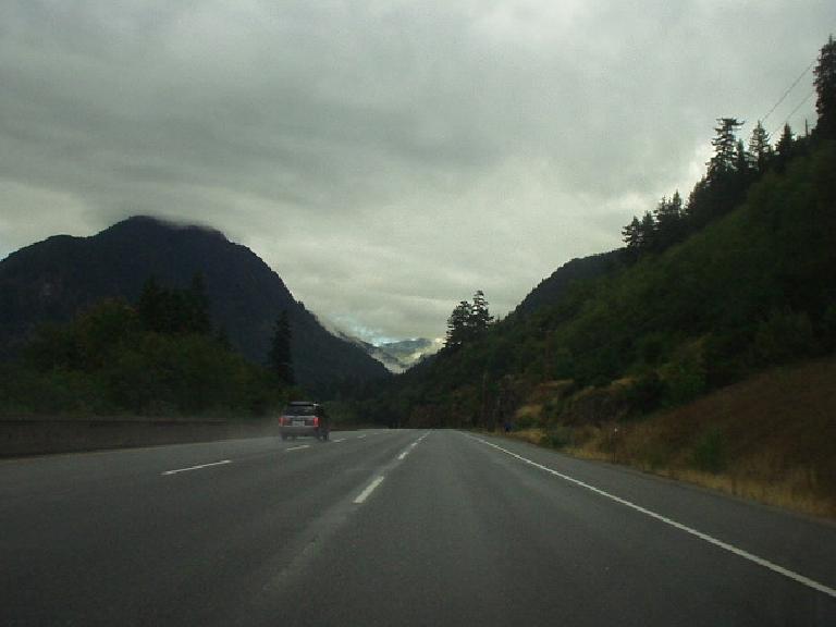 I had imagined doing some spirited driving along Canada Route 3 all the way back to the U.S./Canada border at Osoyoos well east of Vancouver.  Alas, the roads were much too wet due to the rain.