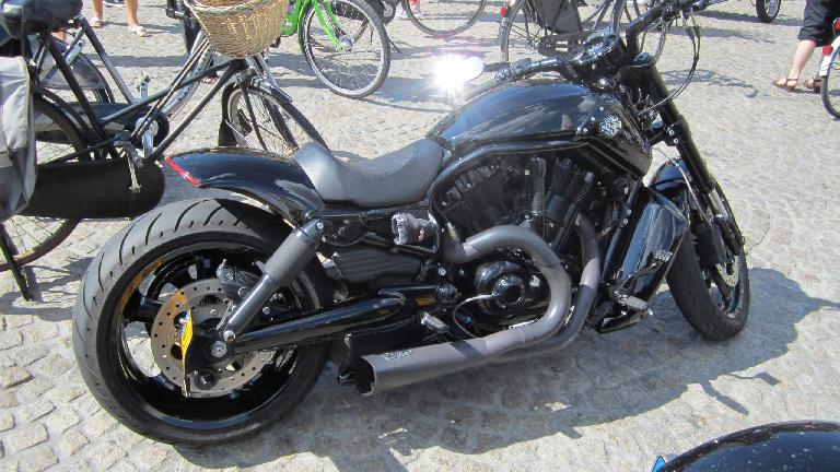 A Harley Davidson in Amsterdam.