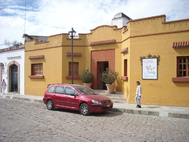 There are French cars in Mexico, including Peugeots, Renaults and Citro&#228;ns.  This is a Peugeot station wagon.