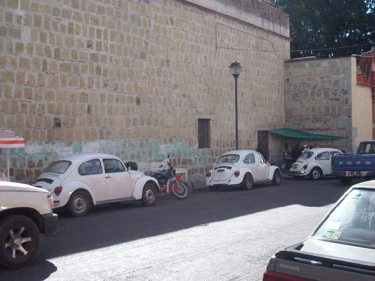 The Volkswagen Beetle is probably the most ubiquitous car in Mexico.  At least I saw more of these than any other car in Oaxaca.