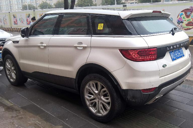 white Land Wind SUV