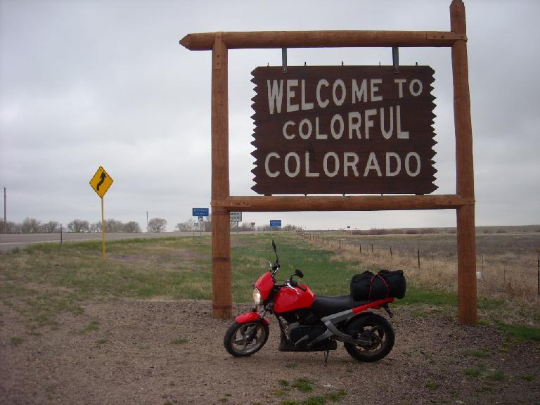 The next day: back into Colorado!