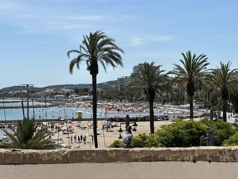 The beach at Sitges.