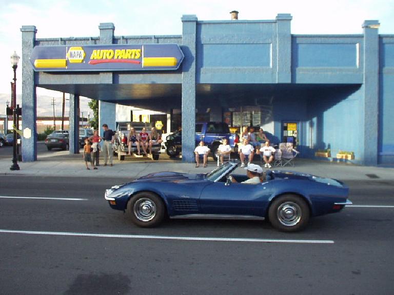 Corvettes came out in mass!  Here is a late 60s Stingray convertible.