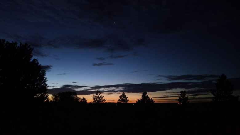 Dawn as seen from my back yard in Fort Collins.