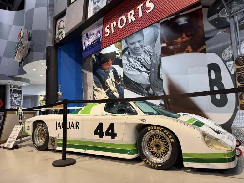 The Group 44, Inc. Jaguar XJR-7 was
Bob Tullius' multi-race V12 IMSA GTP winner. It had 738 horsepower and a top speed of 225 miles per hour.