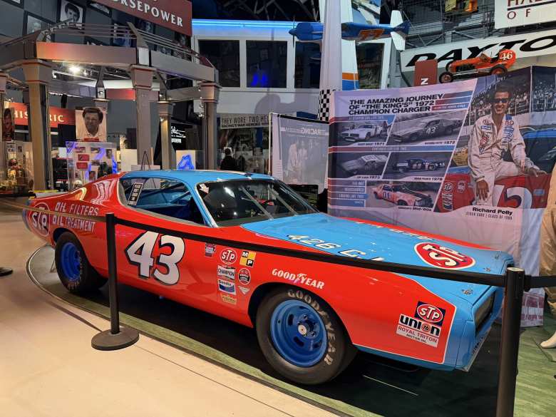 The champion 1972 Dodge Charger driven by Richard Petty.