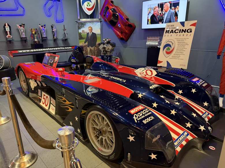 This 2002 Panoz LMP-1 Roadster S was front-engined.