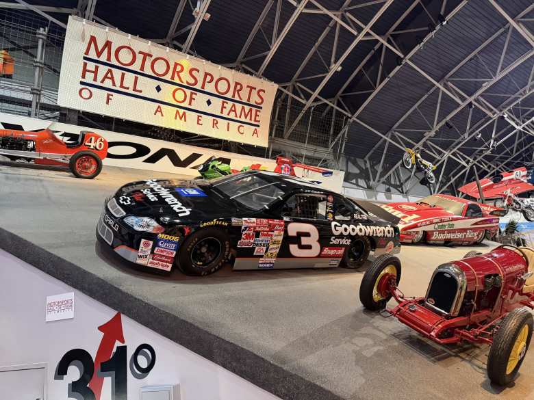 A replica of Dale Earnheart's 1999 Chevrolet Cup Car wearing the #3.