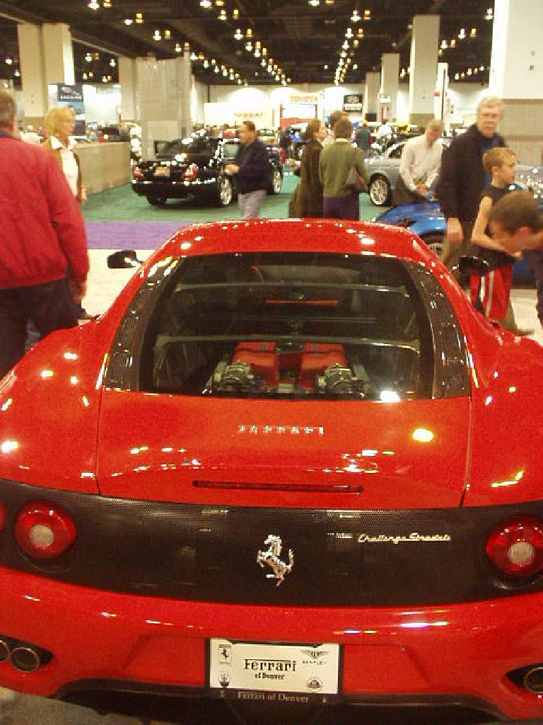 Even more gorgeous was the engine of the Ferrari Challenger Stradata.
