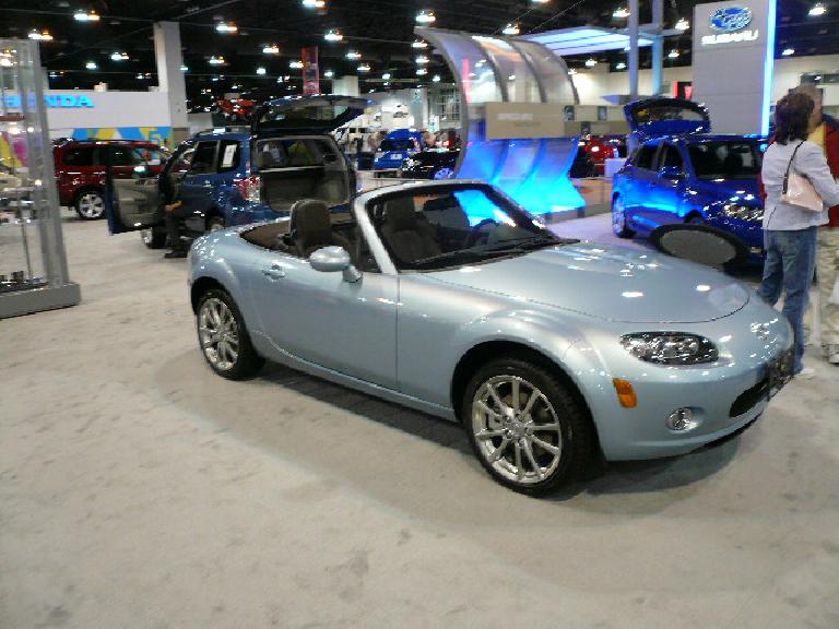 The 3rd generation Miata.  I liked this color (kind of a bluish metalic gray).