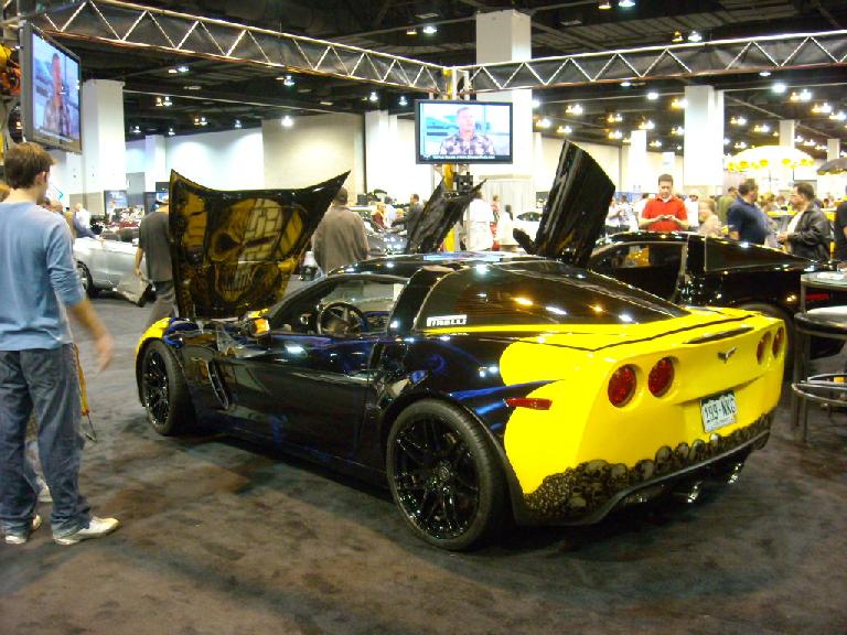 RUINED: a Corvette with a custom paint job.