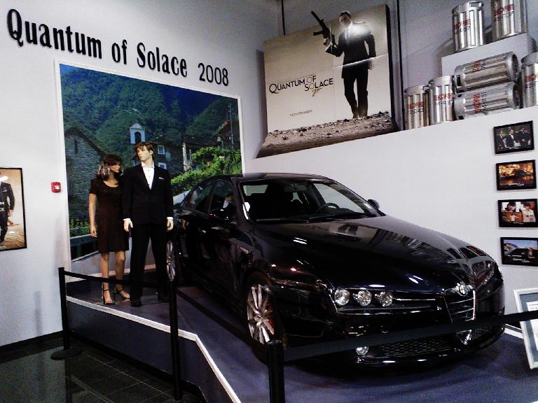 An Alfa Romeo as seen in Quantum of Solace (2008).