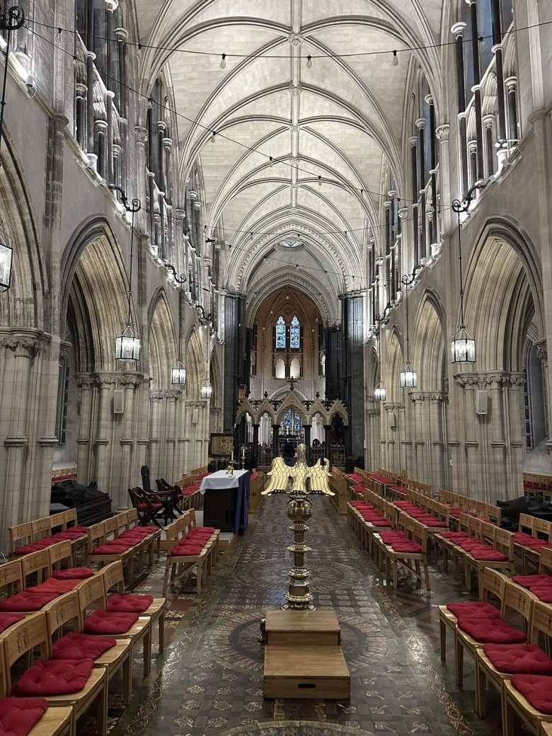 The Nave inside Christ Church.