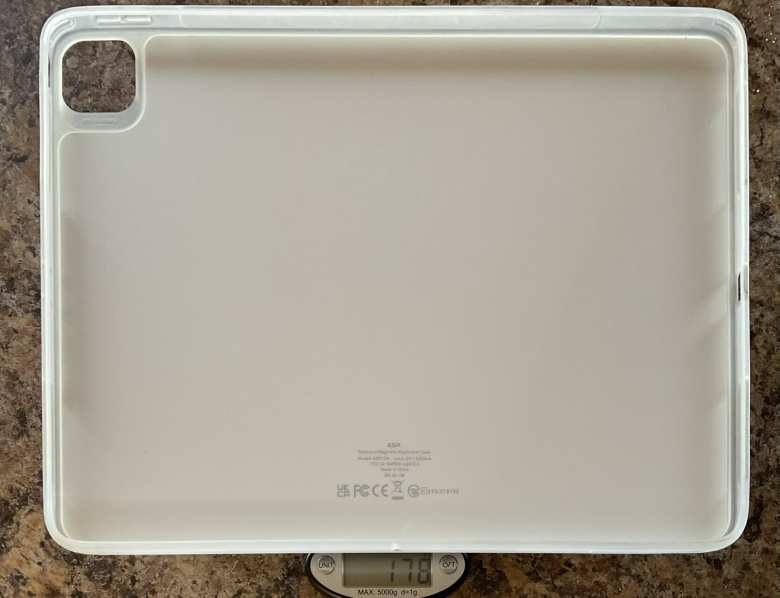 The ESR Rebound Keyboard comes with this case for the tablet screen. It has magnets that allow the tablet to mount in higher positions or even portrait mode.