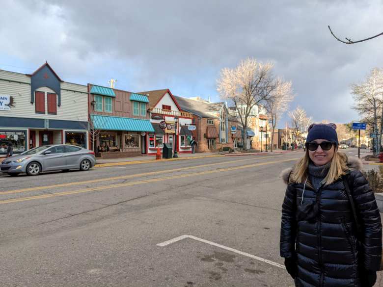 Andrea in Estes Park.