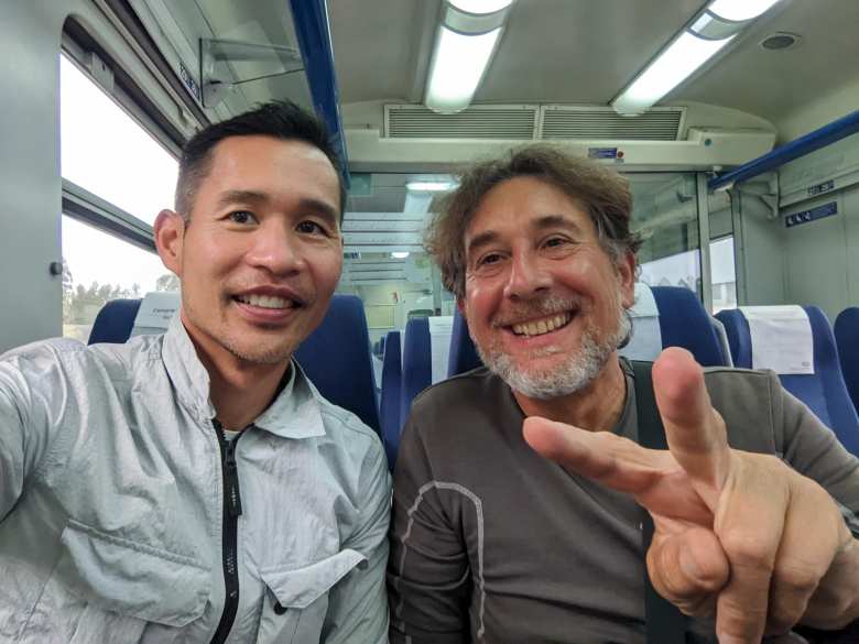 I met this Frenchman named Eric on the train to Porto. He had finished hiking the Camino de Santiago from Le Puy, France (1500 km) during the last two months.