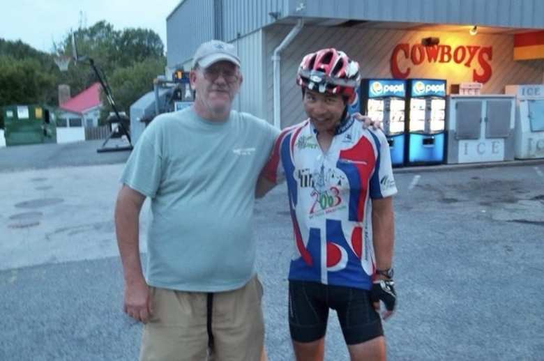 At a Cowboys convenience store in Damascus, Virginia, I encountered  Larry of Crazy Larry's Hostel. Instead of staying at his hostel, I carried on another 13 miles before stopping for the night.