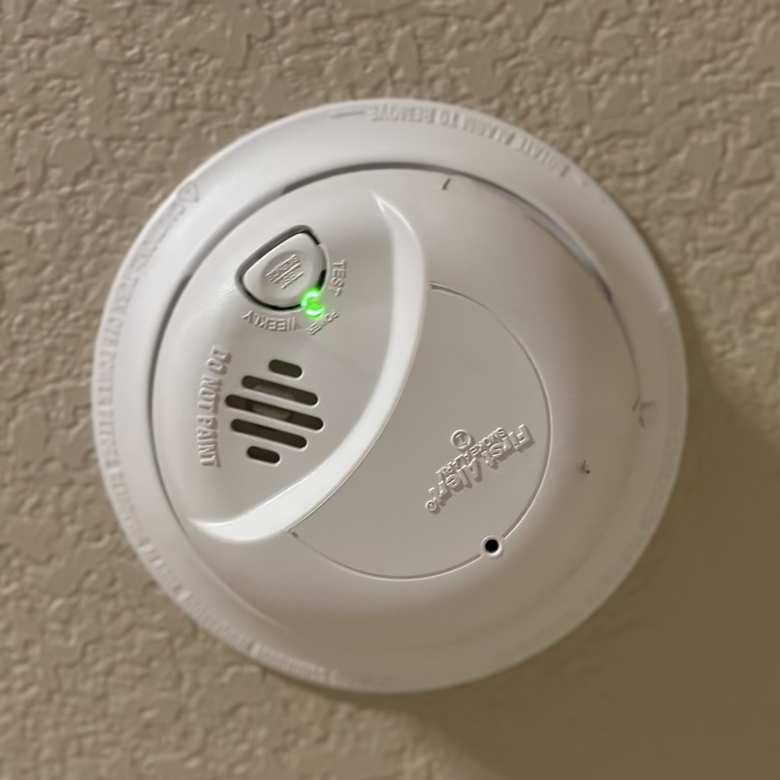 The blinking green LED on this First Alert smoke alarm was bright enough to keep me awake at night.