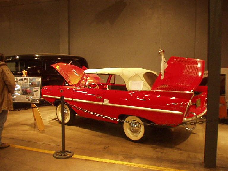 The Amphicar was a seacar (vehicle that could drive on land and on water) produced from 1961-1968.